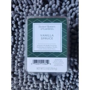Better Homes & Gardens Vanilla Spruce Green Wax Melts 2.5oz NEW‎